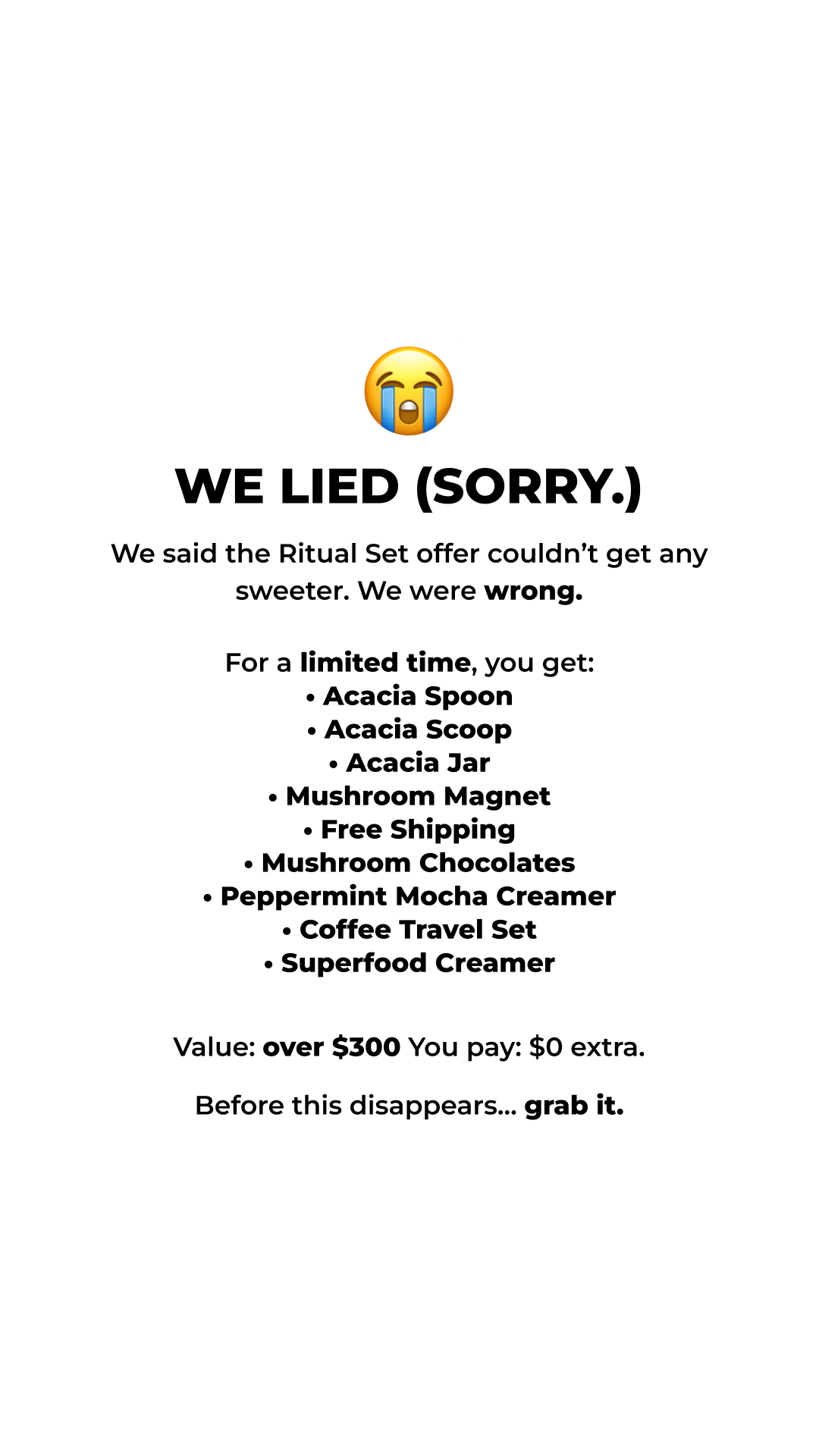 RYZE mushroom ad example